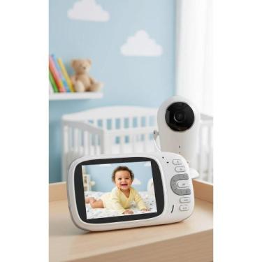 Imagem de Babá Eletrônica C/ Câmera, Visão Noturna, Áudio Bidirecional - Congrat