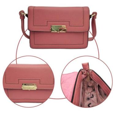 Imagem de Bolsa feminina transversal tiracolo - golden fenix, Rosa, P
