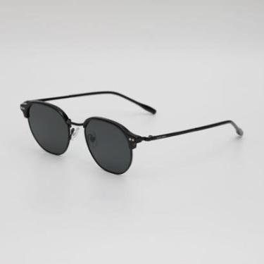 Imagem de Óculos de Sol Redondo Masculino Polarizado Poteção Uv400-Masculino