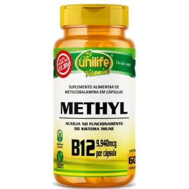 Imagem de Vitamina B12 Metilcobalamina 350mg. - 60 Caps. - Diversos