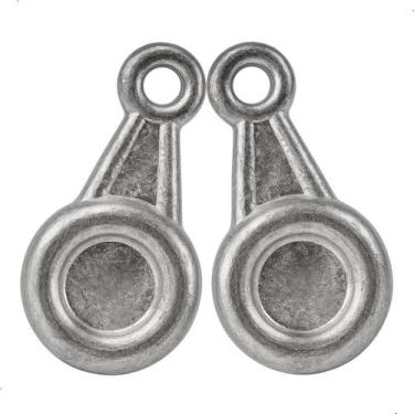 Imagem de Chumbada Gota Medalha Achatada Poita Chumbo De Pesca Pescaria Praia Su