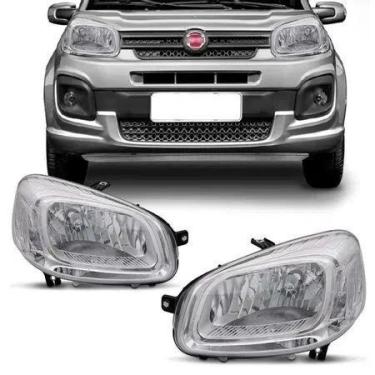 Imagem de Farol cromado uno attractive way 2015 até 2020 par - BBS / AI