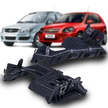 Imagem de Par De Trilho Guia Do Parachoque Dianteiro Pecas Genuinas Gm Prisma ce