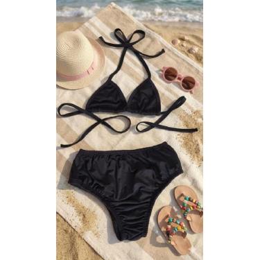 Imagem de Biquini infantil juvenil modelo triangular tradicional - Genérica, Pre