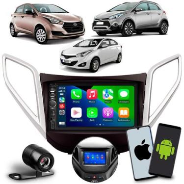 Imagem de Kit Central Multimídia Carplay Com Bluetooth Espelhamento Celular + Mo