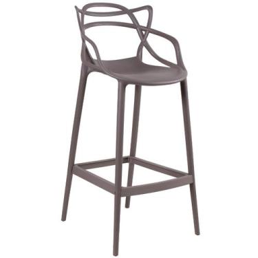 Imagem de Banqueta Laráz Master Allegra em Polipropileno 78 cm - Fendi - Laraz