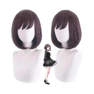 Imagem de Peruca De Cosplay Colorida Feminina Do Anime Project Sekai - Uniforme 