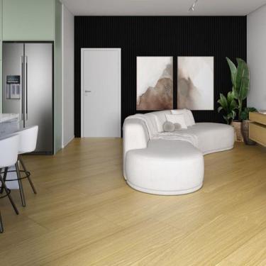 Imagem de Piso Laminado Clicado Régua Gran Evidence 0,8mm Eucatex Freijó Brasil 