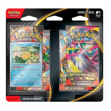 Imagem de Blister Quadruplo Pokémon Mega Evolução Psyduck 25 Cartas 10051 35659 