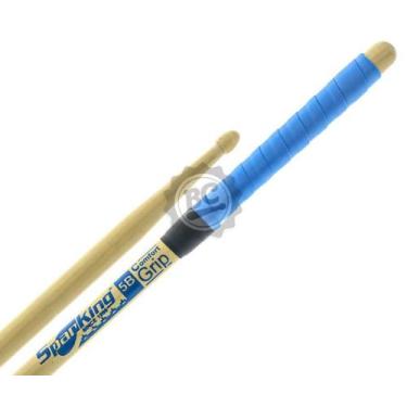 Imagem de Baqueta Spanking Comfort Grip 5B Azul com cabo emborrachado mais pegad