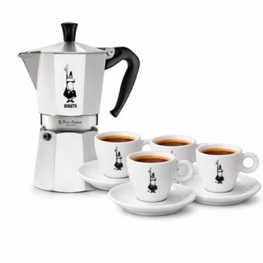 Imagem de Cafeteira Italiana Bialetti Moka Express 12 Xícaras 670ml e Kit Espres
