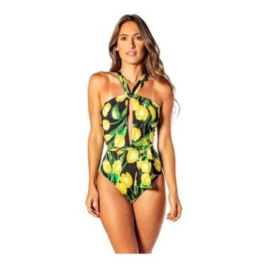 Imagem de Maiô Estampado Feminino Tulipa Moda Praia Piscina - Sachii