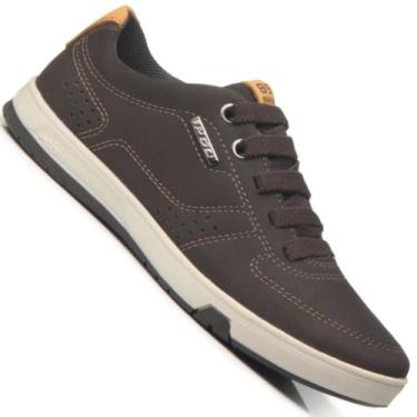 Imagem de Sapatenis Infantil Pegada 370418 Masculino, Marrom, 30