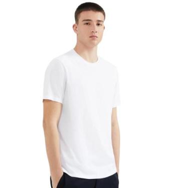 Imagem de Camiseta hering manga curta masculino ref: her4fef, Branco, EXG