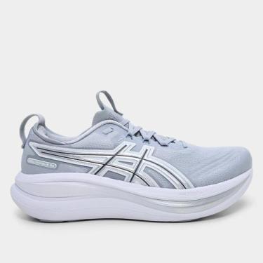 Imagem de Tênis Asics Gel-Nimbus 28 Masculino, Cinza, Prata, 44