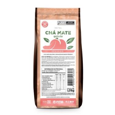 Imagem de Preparado Chá Mate Gelado PÊSSEGO Mix Tea FMB 1 kg