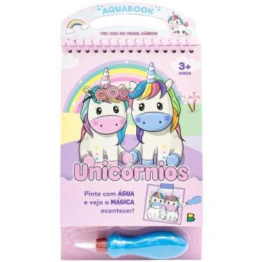 Imagem de Livro Infantil Aquabook Pinta Com Agua Unicornio - Todolivro