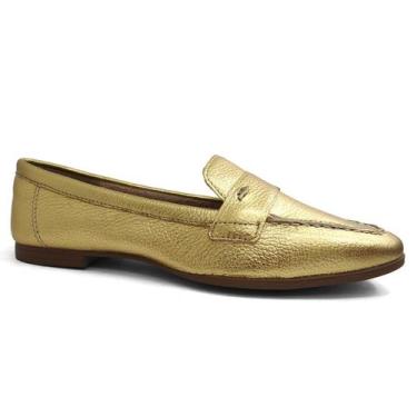 Imagem de Sapato Dakota Mocassim Metalizado G6081 Ouro, 35, Ouro