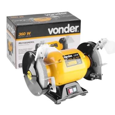Imagem de Moto Esmeril 6 360W 127V para Desbaste e Afiação de Ferramentas 3.450 RPM Vonder