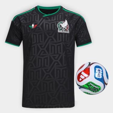 Imagem de Kit Camisa Seleção México Third 2026 Originals + Bola Trionda Training