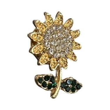 Imagem de Broche De Flor Feminino Com Laço Em Metal, Pin De Lapela Anti-reflexo,