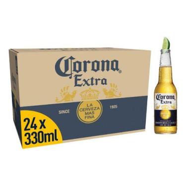 Imagem de Cerveja Mexicana Corona Pack com 24 Unidades 330ml