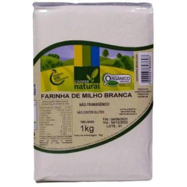 Imagem de Kit 6: Farinha de Milho Branca Orgânica Coopernatural 1kg