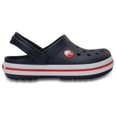 Imagem de Sandália Crocs Crocband Clog K NAVY/RED, Navy, Red, 33