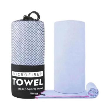 Imagem de Toalha De Viagem Super Macia E De Secagem Rápida Em Microfibra, Absorv