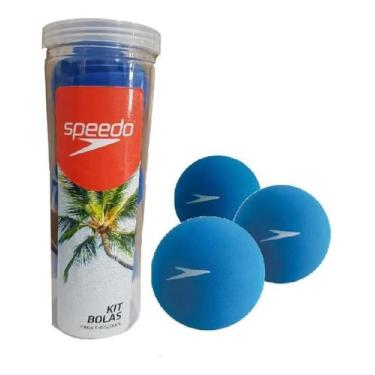 Imagem de Bola De Frescobol Speedo Tubo Com 3 Bolas