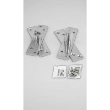 Imagem de Dobradiça Pivotante Inox 150kg Porta Madeira/Alumínio - Congratulation