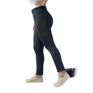 Imagem de Legging com Bolsos Poliamida Spandex PINA P M G GG, M, Preto