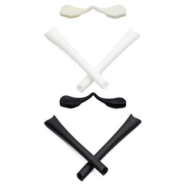 Imagem de Mryok Kits de reposição para óculos de sol Oakley Radar XL, Branco e preto, One Size