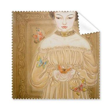 Imagem de Pano de limpeza de pintura chinesa Butterfly Dress Beauty 5 peças