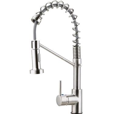 Imagem de Torneira Para Cozinha Gourmet Misturador Monocomando Extensível Araguari Pingoo.casa - Prata