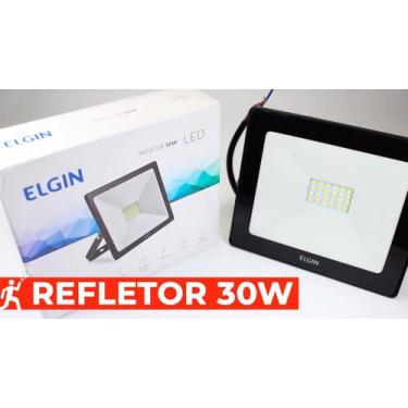 Imagem de Refletor Projetor Slim Led 30W 6500K Bivolt Elgin