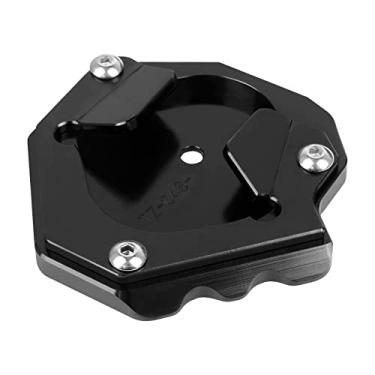 Imagem de Worldmotop Suporte de motocicleta para substituição de placa de suporte lateral para Yamaha XT1200Z XTZ1200 XT1200 Z Super Tenere 1200 200 2014-2020 Apoio para pés (preto)