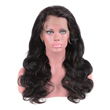 Imagem de Perucas inteiras entrelaçadas com cabelo humano virgem duplo 300 g 20 polegadas 200% superpesada densidade grossa