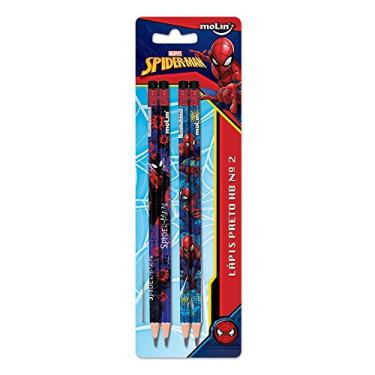 Imagem de LÁPIS PRETO SPIDERMAN MOLIN - COM 04 UNIDADES