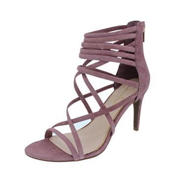 Imagem de Jessica Simpson Sandália feminina de salto Harmoni, Castanho-acastanhado, 5.5