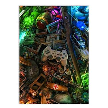 Imagem de Placa Decorativa Videogame Retro Gamer Jogos Classicos 03
