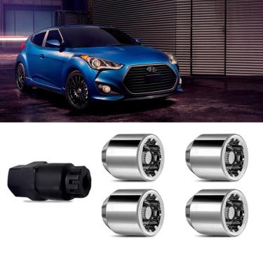 Imagem de Porca Antifurto Roubo Rodas Carros Hyundai