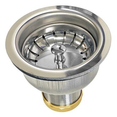 Imagem de Coador de cesta Coflex Deep Cup Fit All Sink - Cesta de fácil pressão com fecho de rolamento de esferas - Cromado