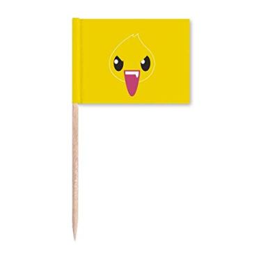 Imagem de Bandeira de palito de dente Dinosaur Kingdom Love You para decoração de festa