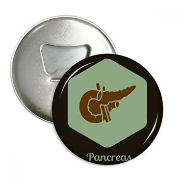 Imagem de Órgãos internos do corpo, abridor de garrafas de pâncreas, emblema multifuncional
