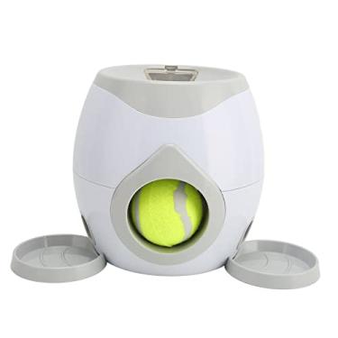 Imagem de Alimentador automático para cães, lançador de bolas interativo para animais de estimação, cão de brinquedo, recompensa, lançador de bolas para animais de estimação