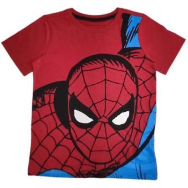 Imagem de Conjunto Infantil Menino Camiseta Com Estampa Do Homem-Aranha E Bermud