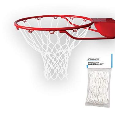 Imagem de Champro Rede de basquete, nylon trançado (branco, 53,5 cm)