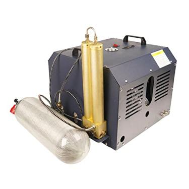 Imagem de Compressor de ar submersível TUXING 4500PSI PCP, bomba de alta pressão, filtro embutido de dois estágios, parada automática, para encher cilindros submersíveis, pistolas de ar (TXEDB052)