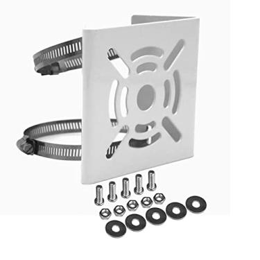 Imagem de WiTi Suporte vertical universal para câmera de segurança, suporte de metal sólido com laços, adequado para câmeras CCTV (tamanho pequeno)